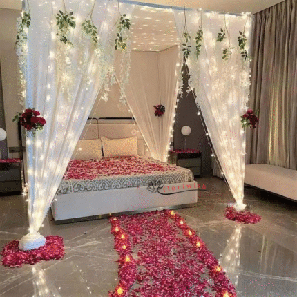 Premium Bed Decoration for Wedding Night