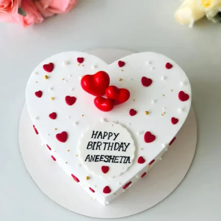 Vanilla Heart Cake